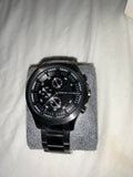 Armani Exchange Black Stainless Steel